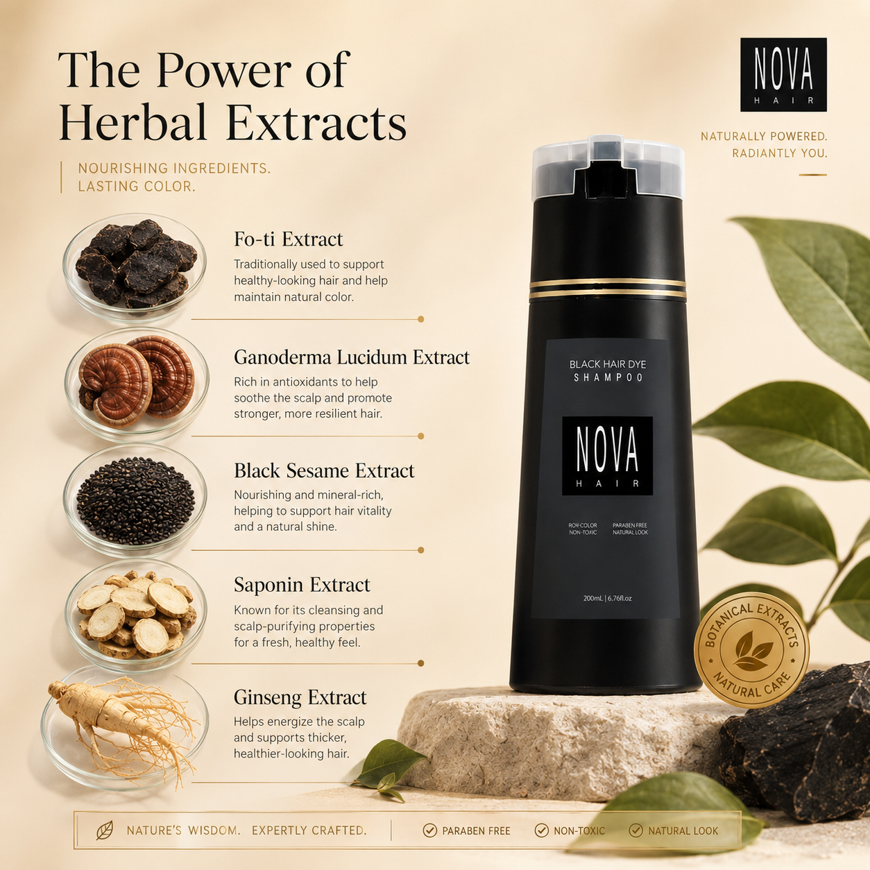 Nova Hair™ Instant Dye Shampoo